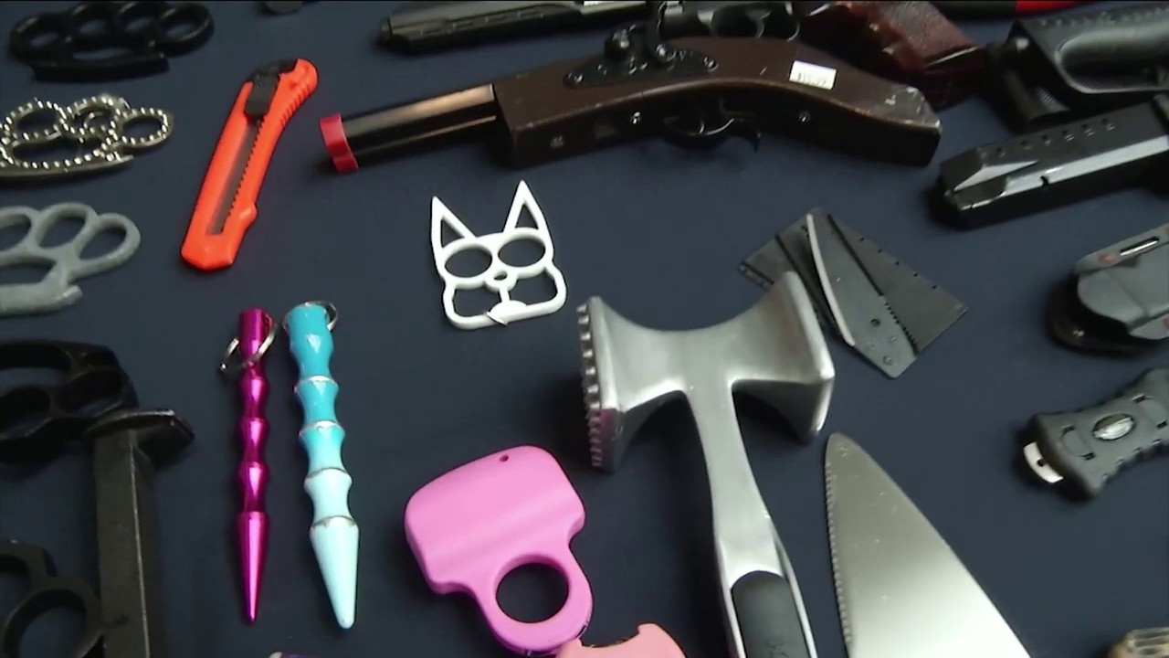 When will people learn? TSA shows off items confiscated at JAX